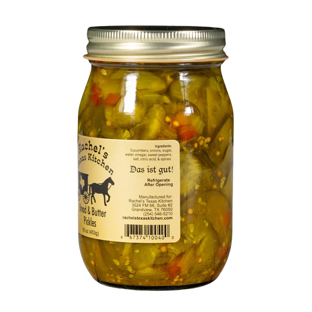 Bread and Butter Pickles sweet sliced cucumbers – Rachel's Texas Kitchen