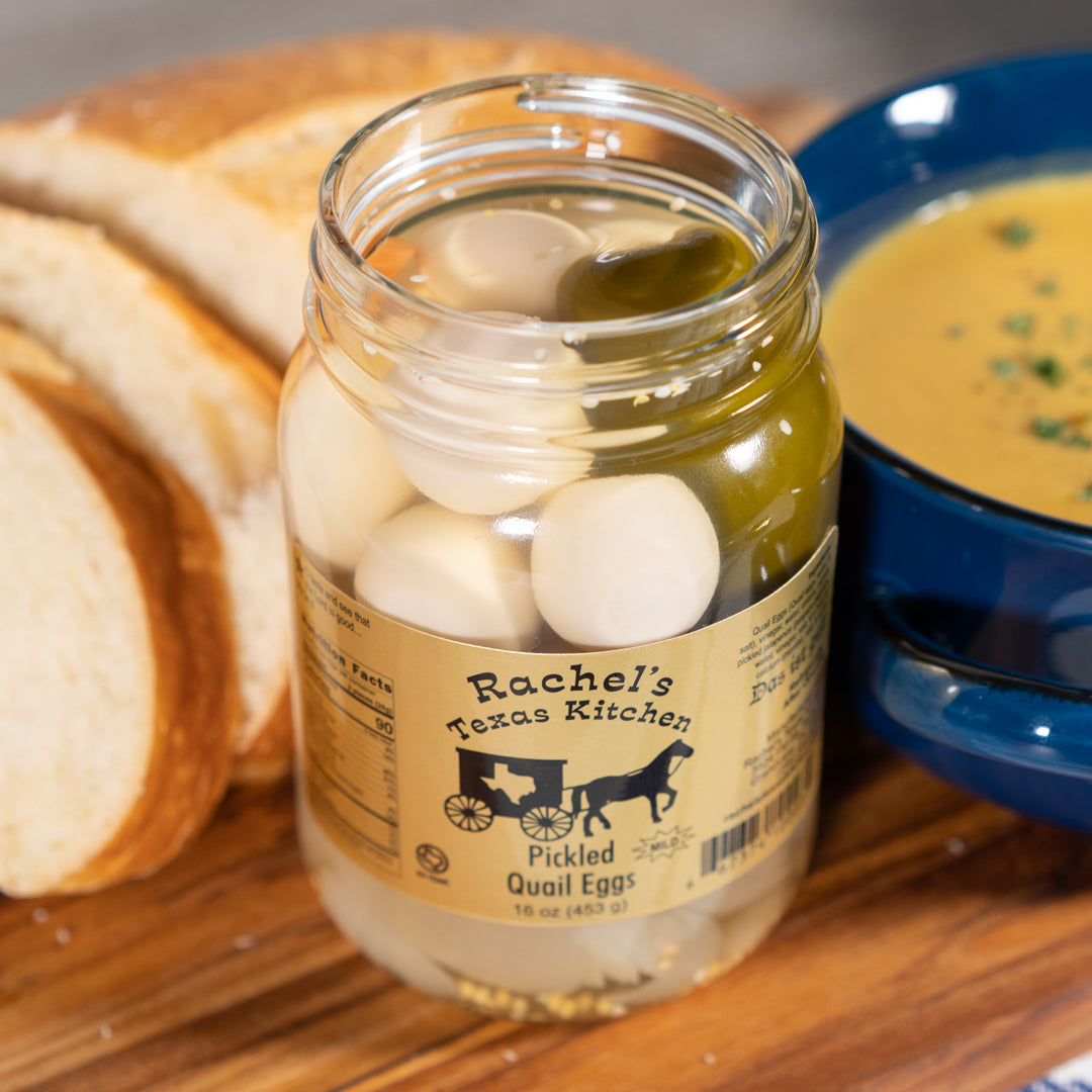 Pickled Quail Eggs Mild lifestyle photo – Rachel's Texas Kitchen