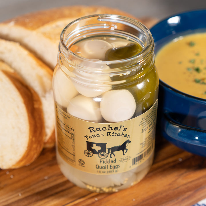 Pickled Quail Eggs Mild lifestyle photo – Rachel's Texas Kitchen