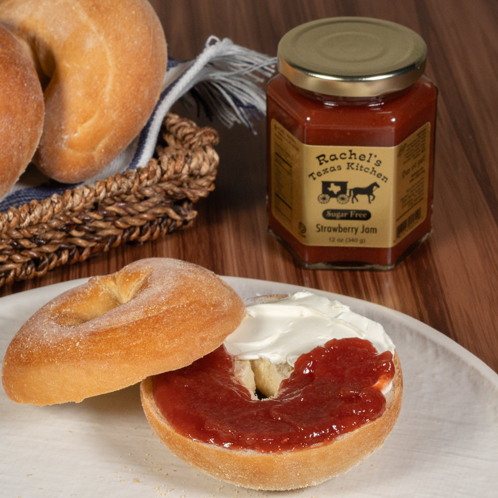 Sugar Free Strawberry Jam close-up – Rachel's Texas Kitchen