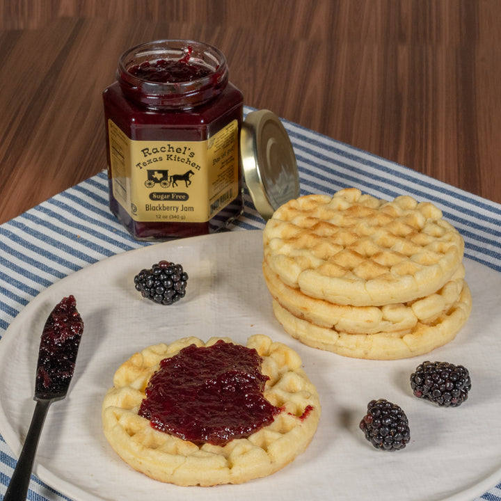 Sugar Free Blackberry Jam detail shot – Rachel's Texas Kitchen