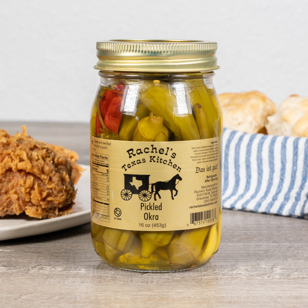 Pickled Okra homemade recipe – Rachel's Texas Kitchen