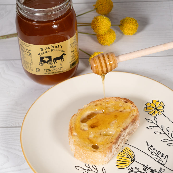 Raw Texas Honey serving suggestion – Rachel's Texas Kitchen