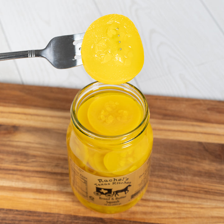 Bread and Butter Squash detail shot – Rachel's Texas Kitchen