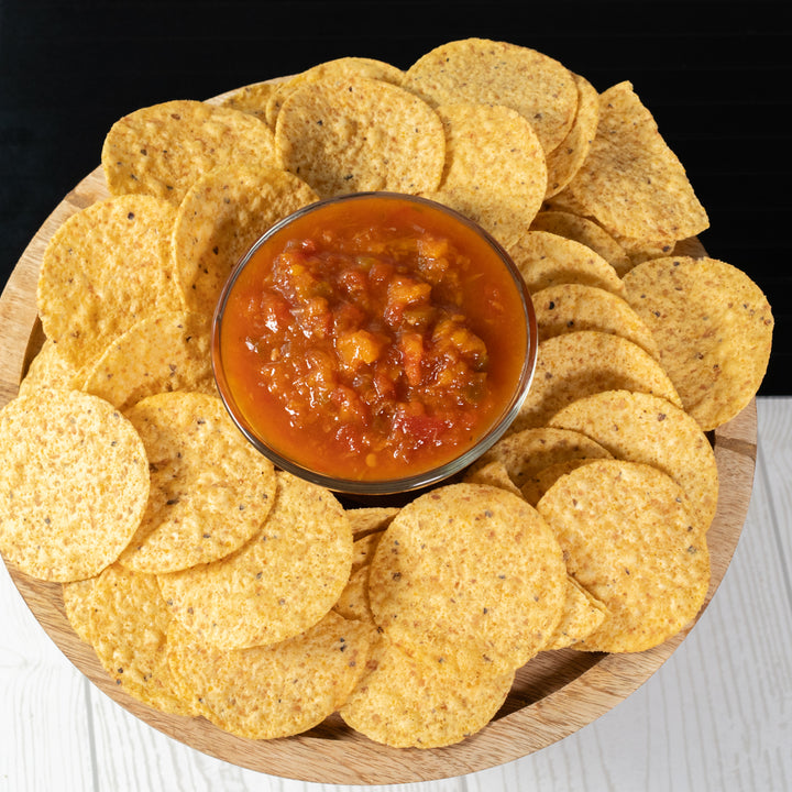 Peach Salsa detail shot – Rachel's Texas Kitchen