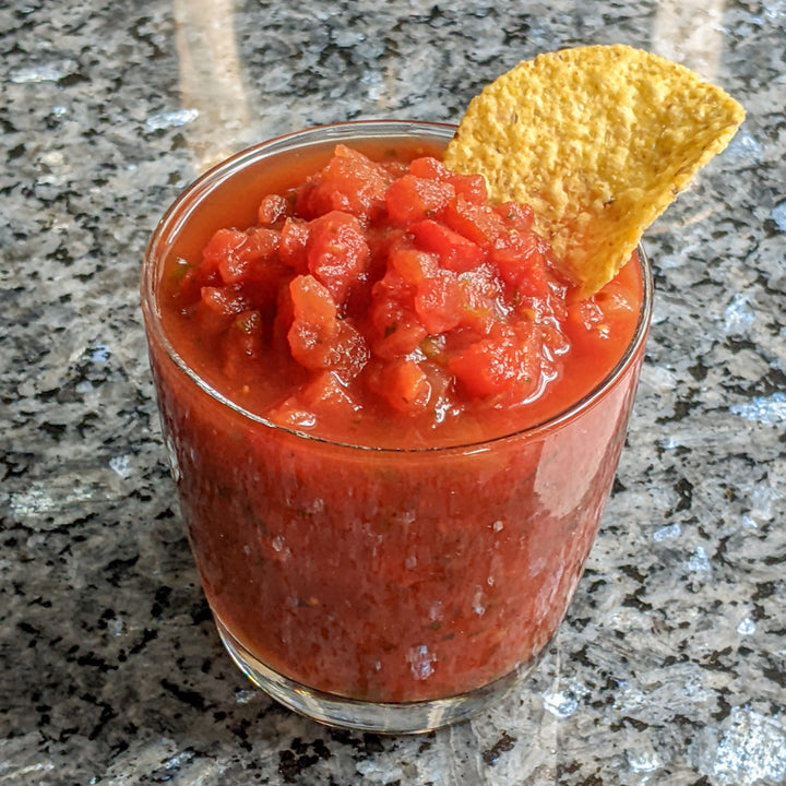 Homestyle Chunky Salsa Hot lifestyle photo – Rachel's Texas Kitchen