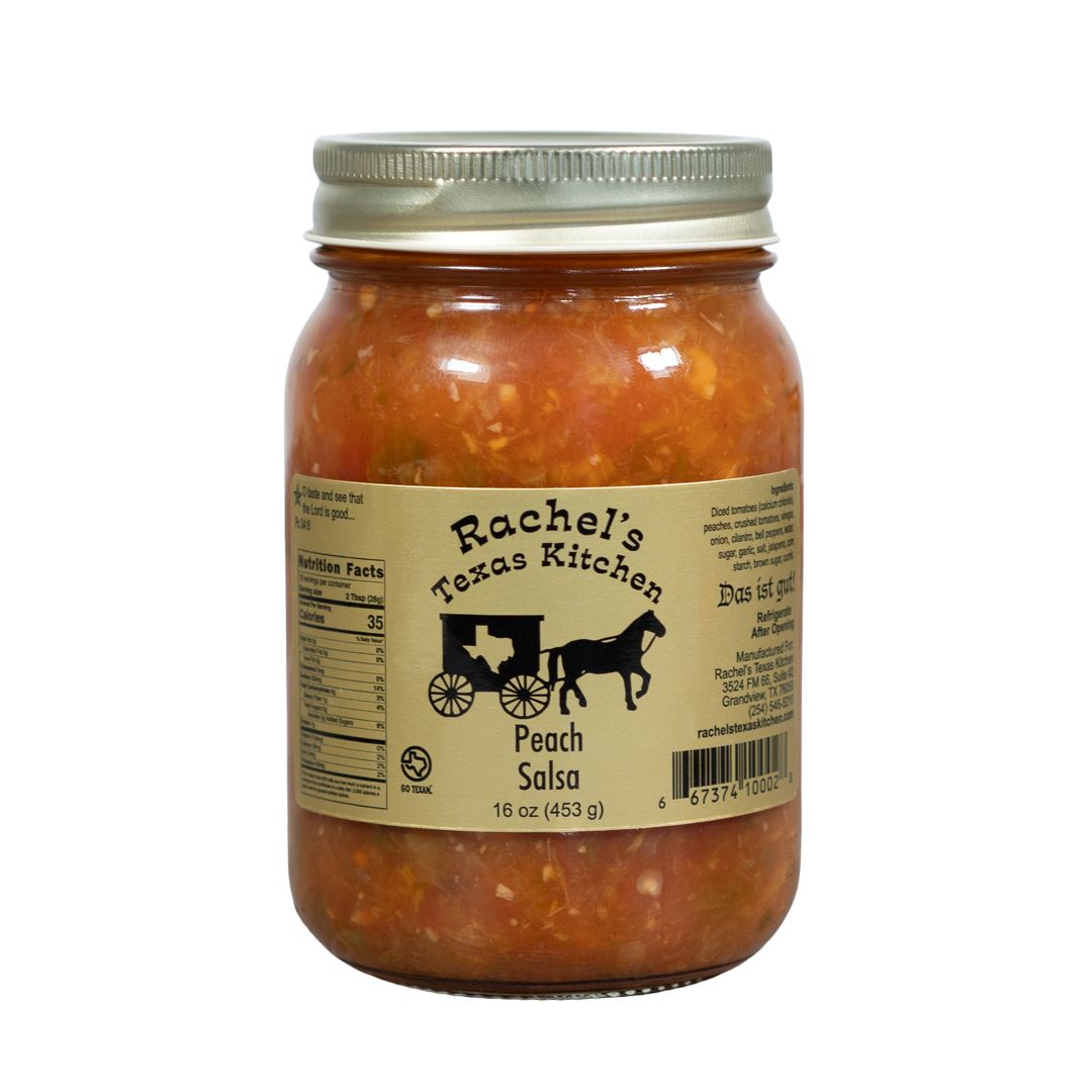 Peach Salsa jar – Rachel's Texas Kitchen