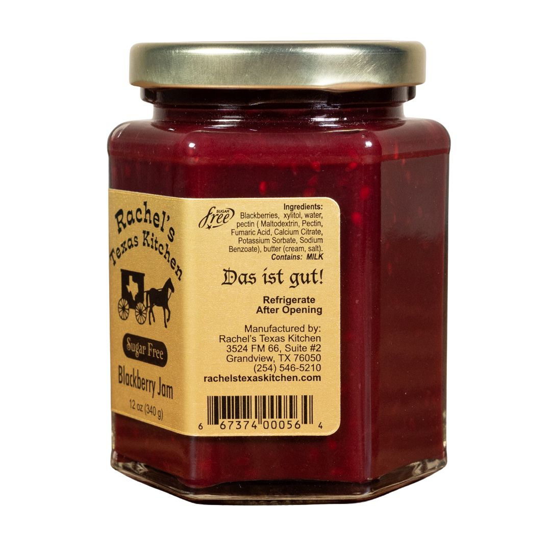 Sugar Free Blackberry Jam artisan photo – Rachel's Texas Kitchen
