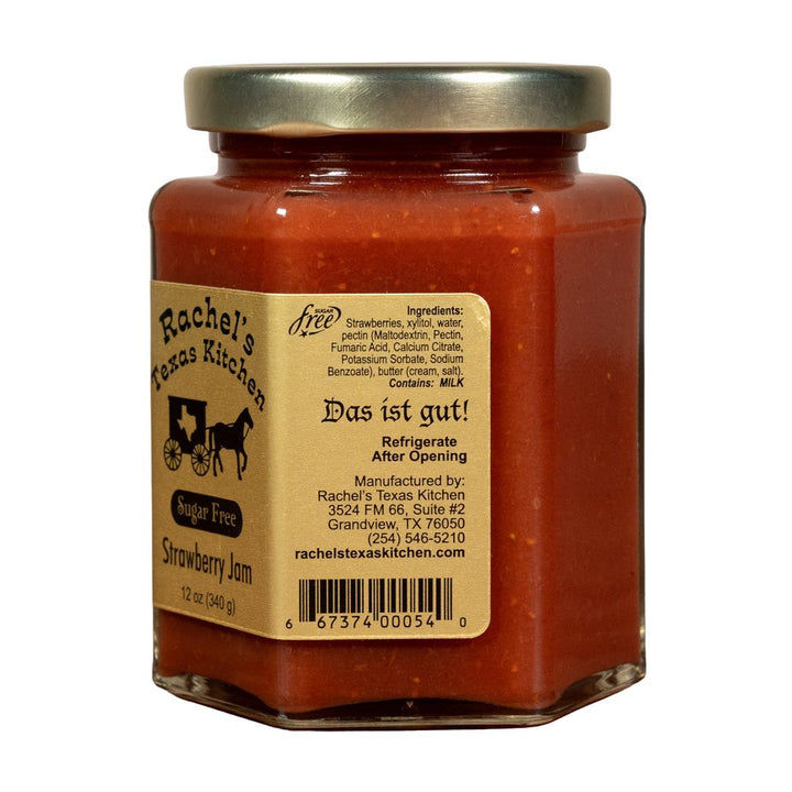 Sugar Free Strawberry Jam artisan photo – Rachel's Texas Kitchen