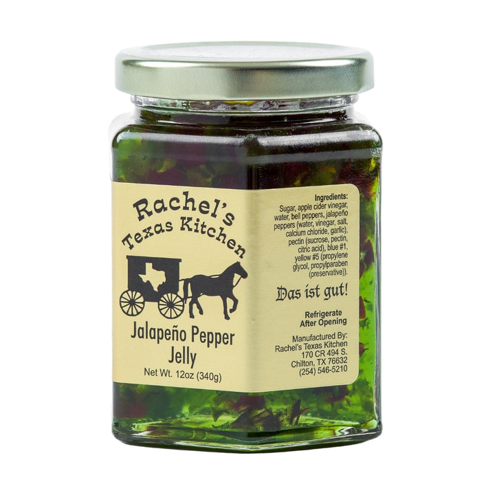 Jalapeno Pepper Jelly close-up – Rachel's Texas Kitchen