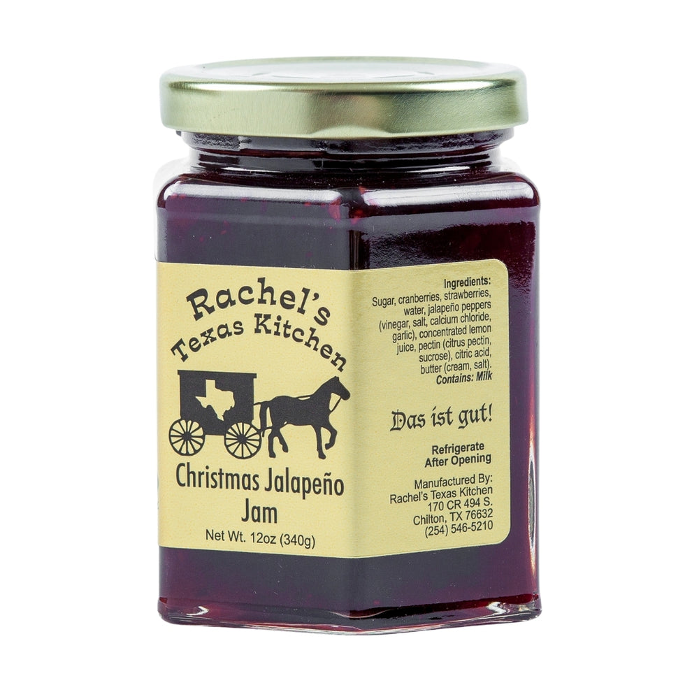 Christmas Jalapeno Jam close-up – Rachel's Texas Kitchen
