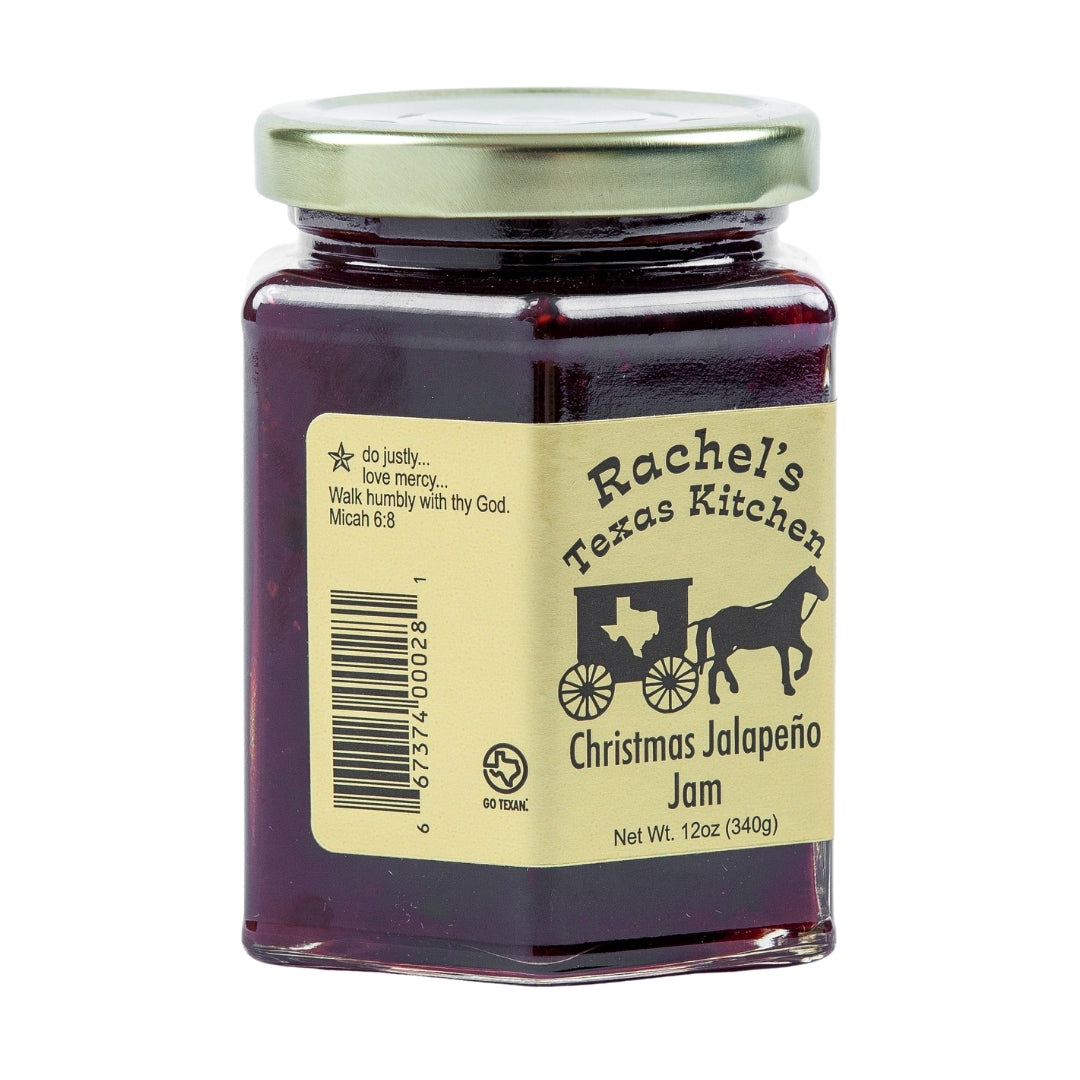 Christmas Jalapeno Jam detail shot – Rachel's Texas Kitchen