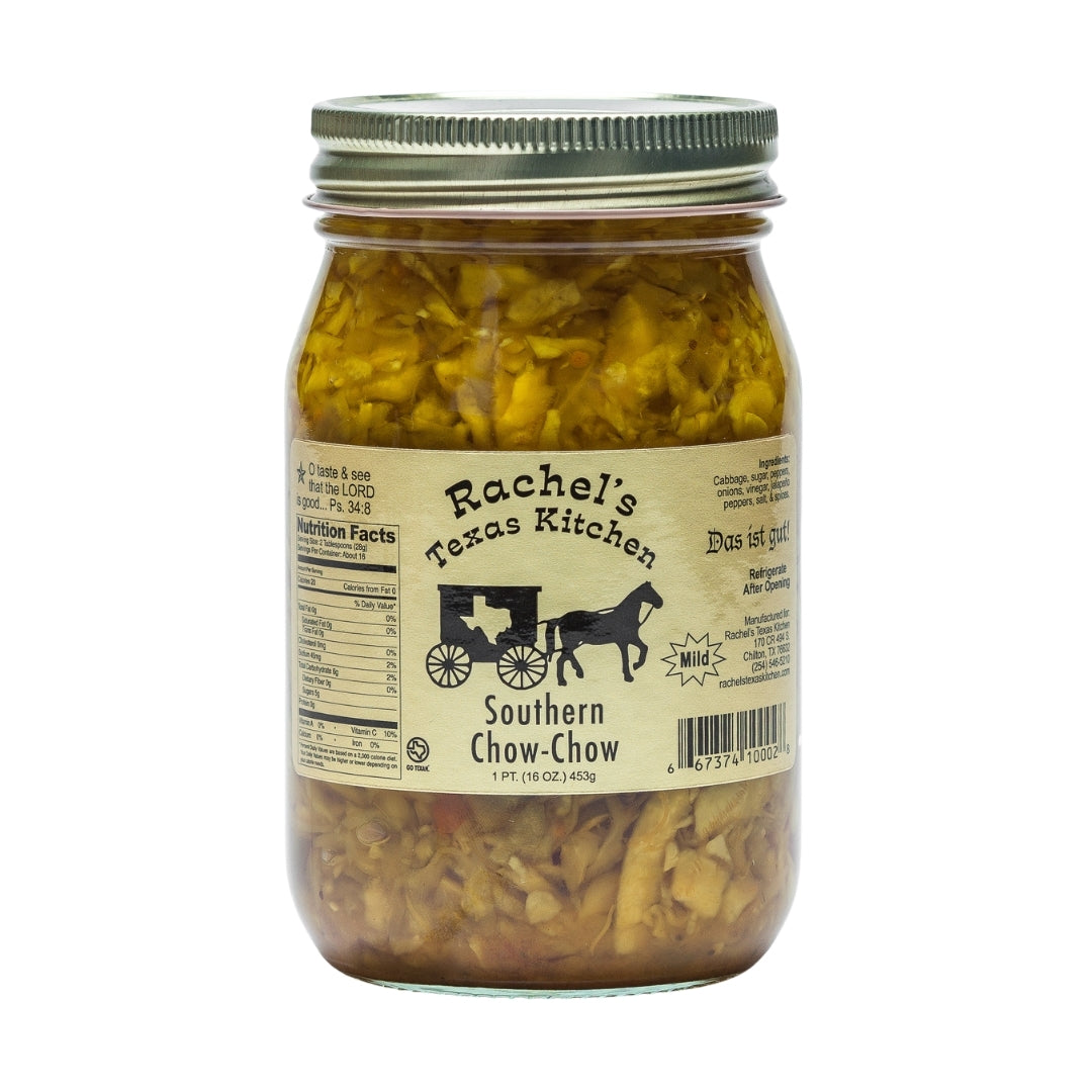 Southern Chow-Chow Mild jar – Rachel's Texas Kitchen