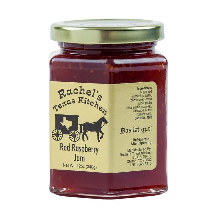 Red Raspberry Jam detail shot – Rachel's Texas Kitchen
