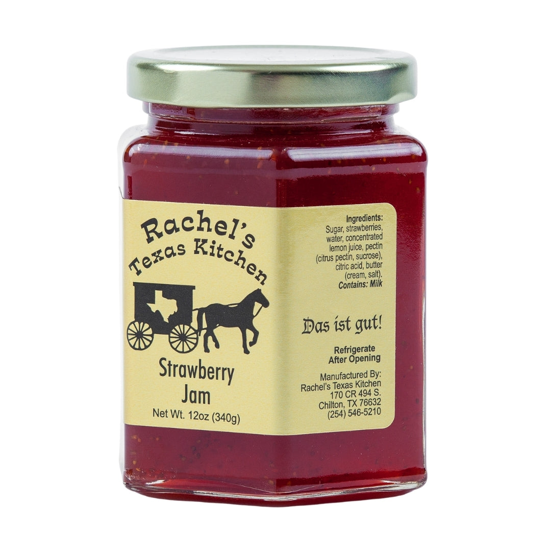 Strawberry Jam detail shot – Rachel's Texas Kitchen