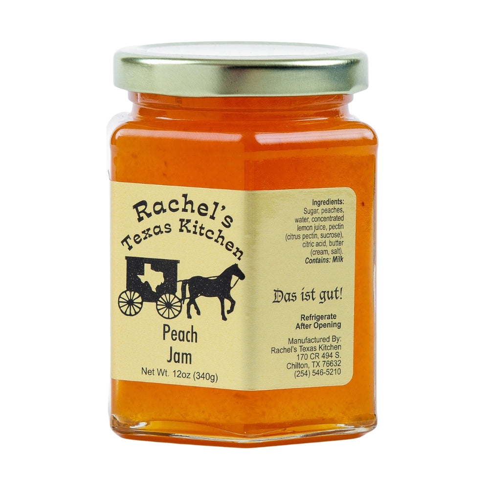 Peach Jam close-up – Rachel's Texas Kitchen