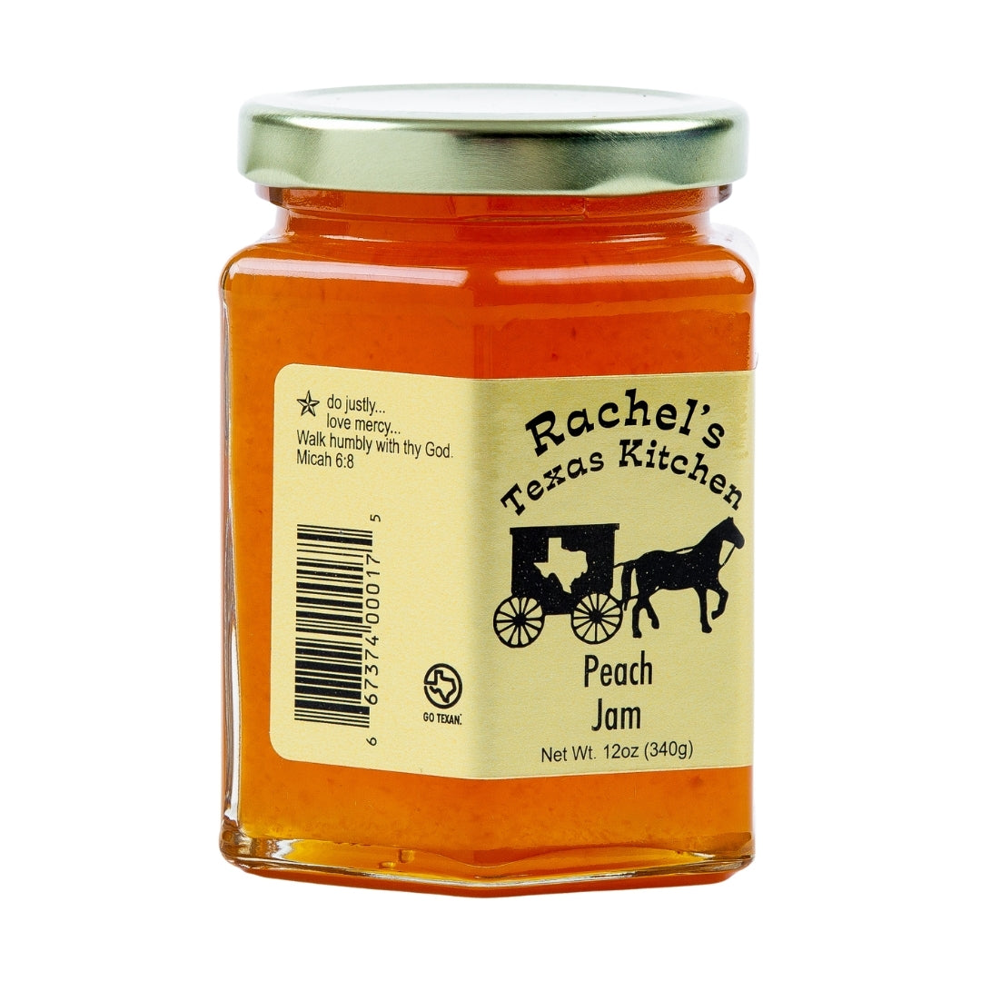 Peach Jam detail shot – Rachel's Texas Kitchen