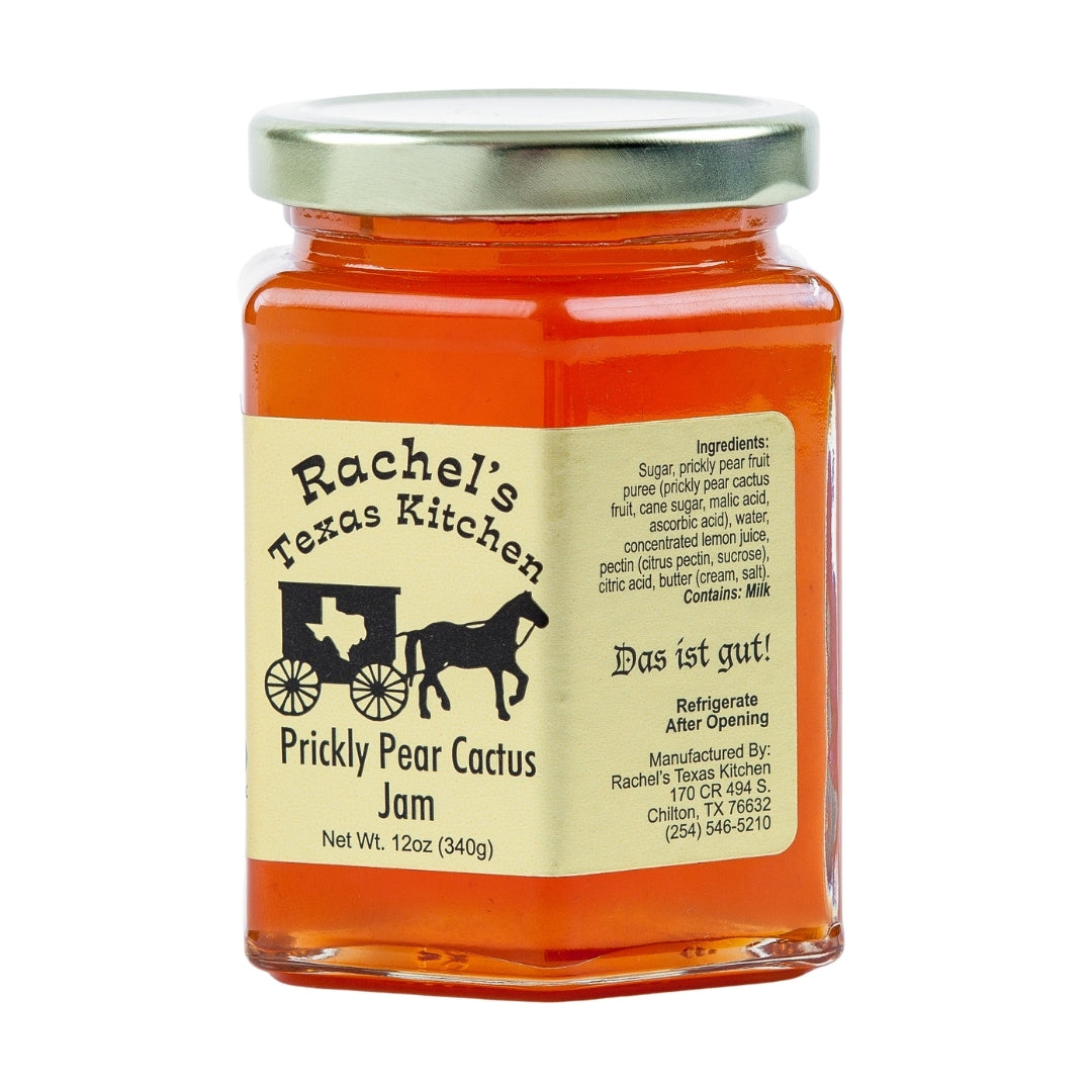 Prickly Pear Cactus Jam close-up – Rachel's Texas Kitchen
