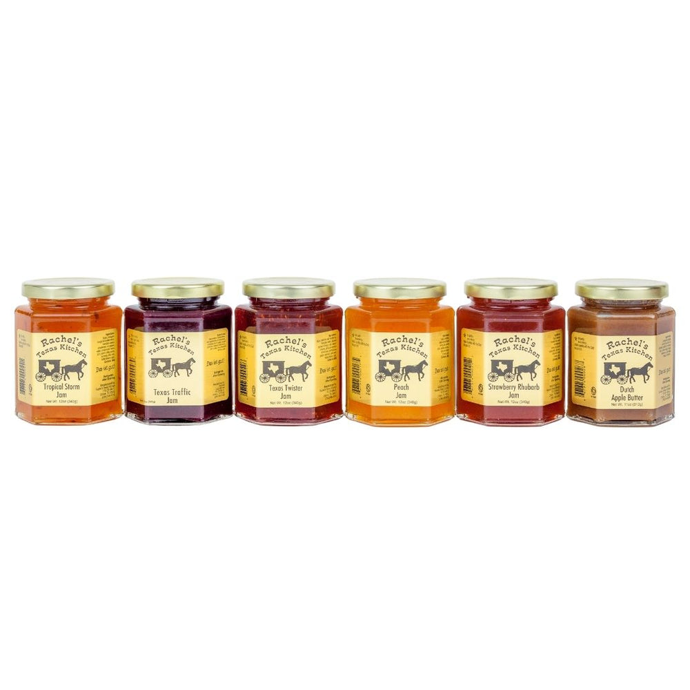 The Sweet Six jam set close-up – Rachel's Texas Kitchen