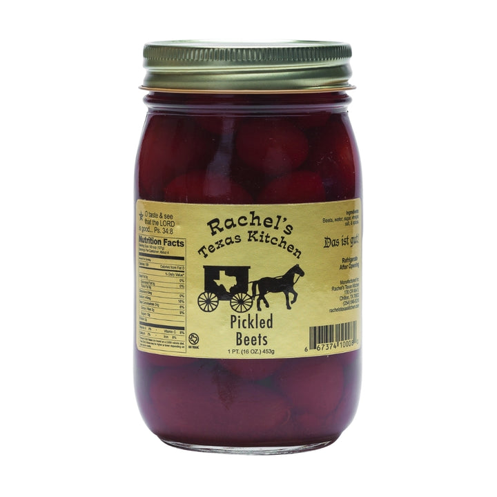 Pickled Beets jar front view – Rachel's Texas Kitchen