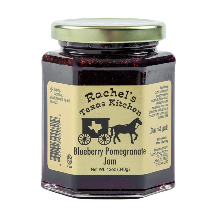 Blueberry Pomegranate Jam jar – Rachel's Texas Kitchen