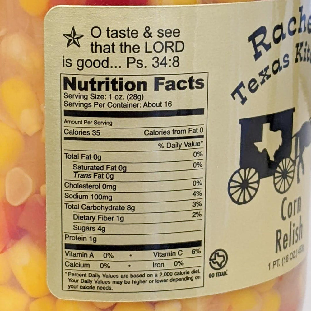 Corn Relish close-up – Rachel's Texas Kitchen