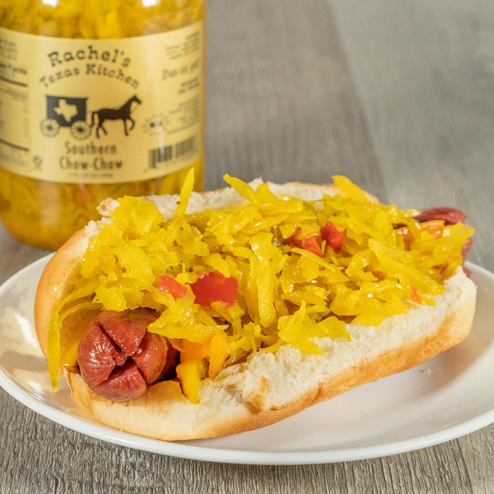 Southern Chow-Chow Mild jar front view – Rachel's Texas Kitchen