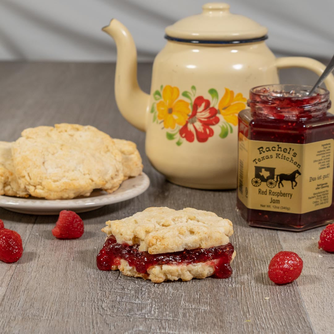 Red Raspberry Jam close-up – Rachel's Texas Kitchen