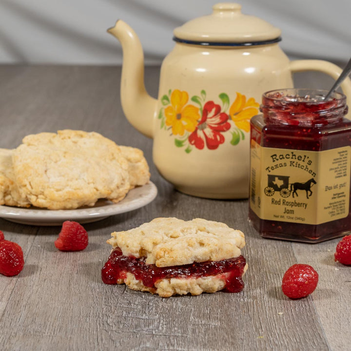 Red Raspberry Jam close-up – Rachel's Texas Kitchen