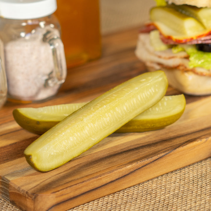 Old Fashioned Dill Pickles detail shot – Rachel's Texas Kitchen