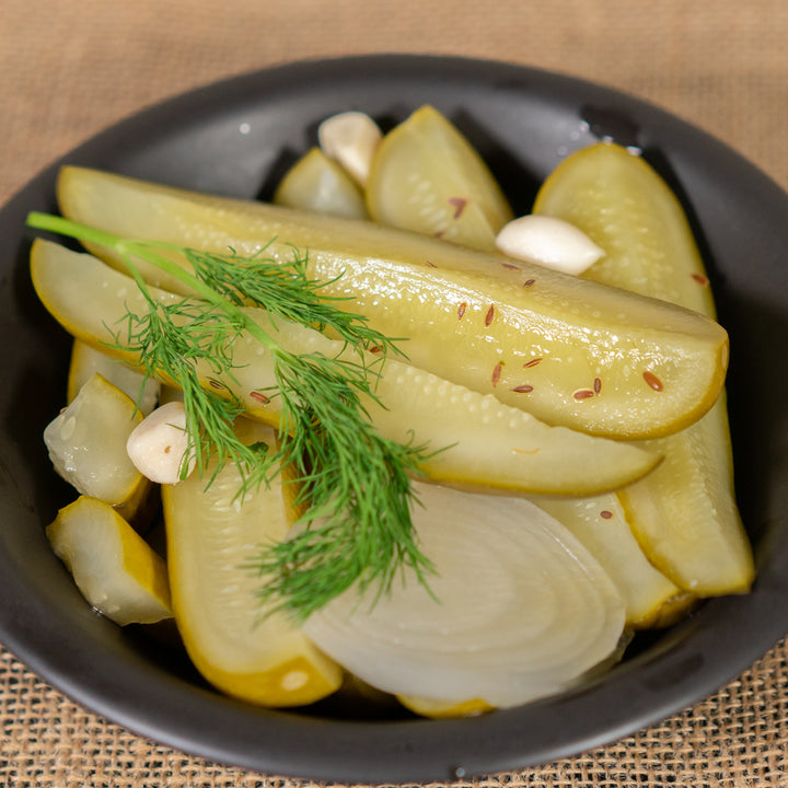 Old Fashioned Dill Pickles lifestyle photo – Rachel's Texas Kitchen
