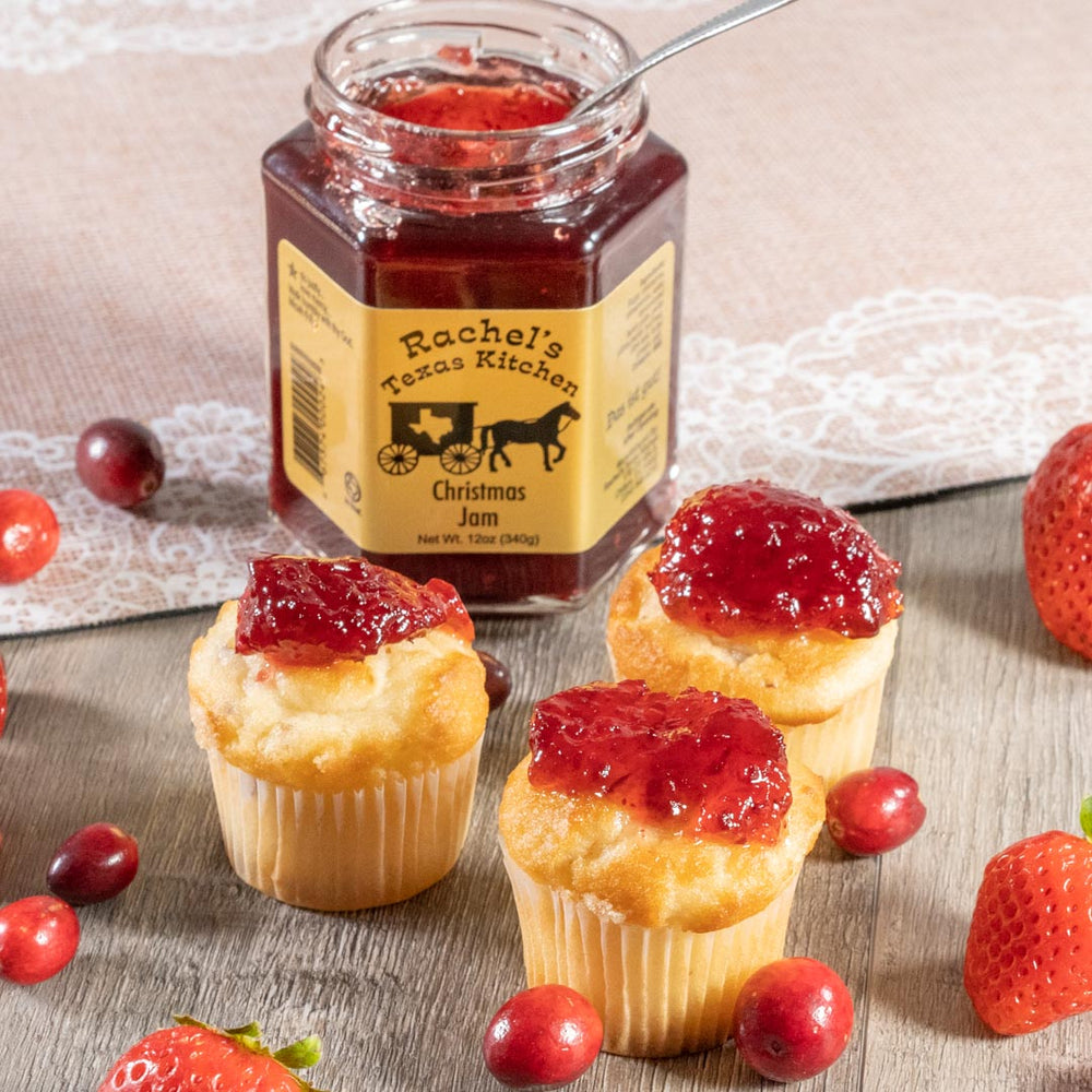 Christmas Jam jar side view – Rachel's Texas Kitchen