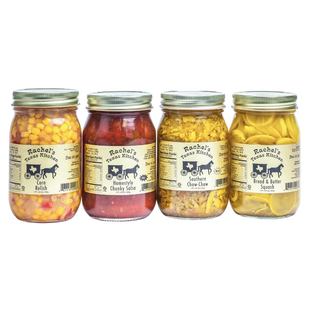 The Veggie Quartet pickle gift set – Rachel's Texas Kitchen