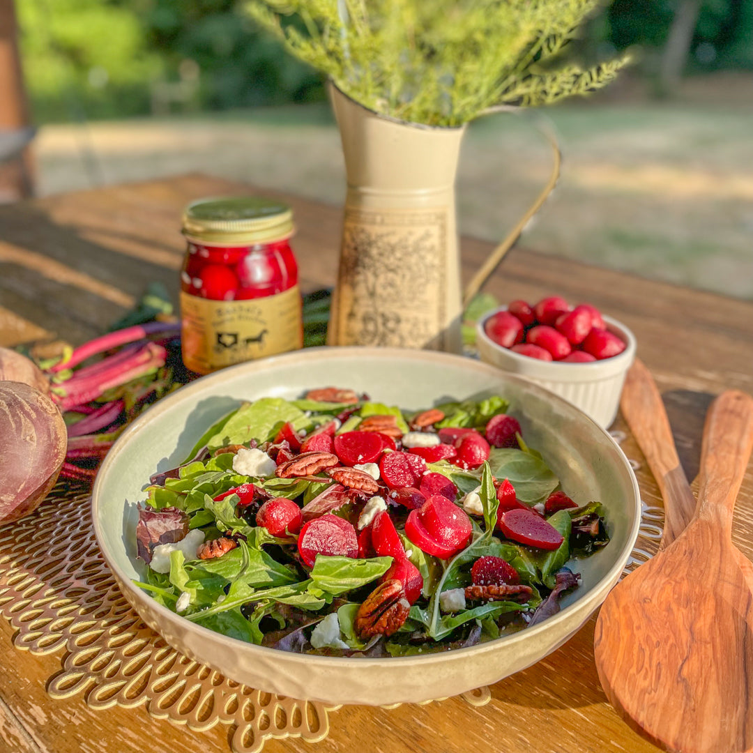 Pickled Beets jar side view – Rachel's Texas Kitchen
