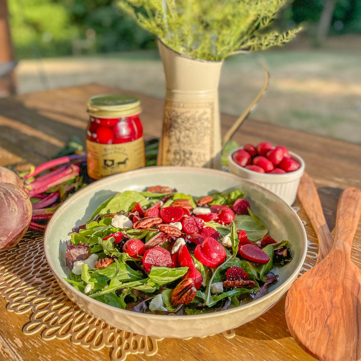Pickled Beets jar side view – Rachel's Texas Kitchen
